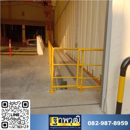 ติดตั้งรั้วนิรภัยโรงงาน - ต่อตู้แห้งคอนเทนเนอร์ คาร์โก้กระบะเหล็ก บนรถ10ล้อ 6ล้อ